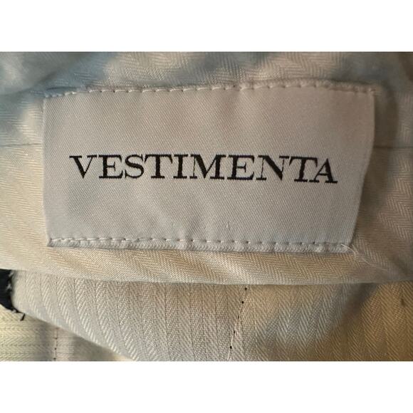 Vestimenta Women's Made in Italy Navy Dress Pants –Size 44 (8/10) Quality Made - Picture 5 of 9